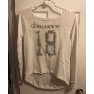 Abercrombie white knit top
